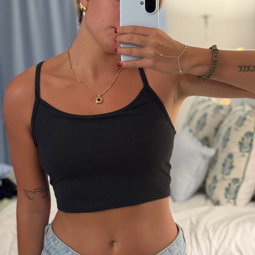 Aerie Black Tank Top